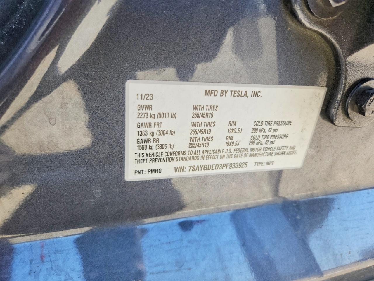 2023 TESLA MODEL Y