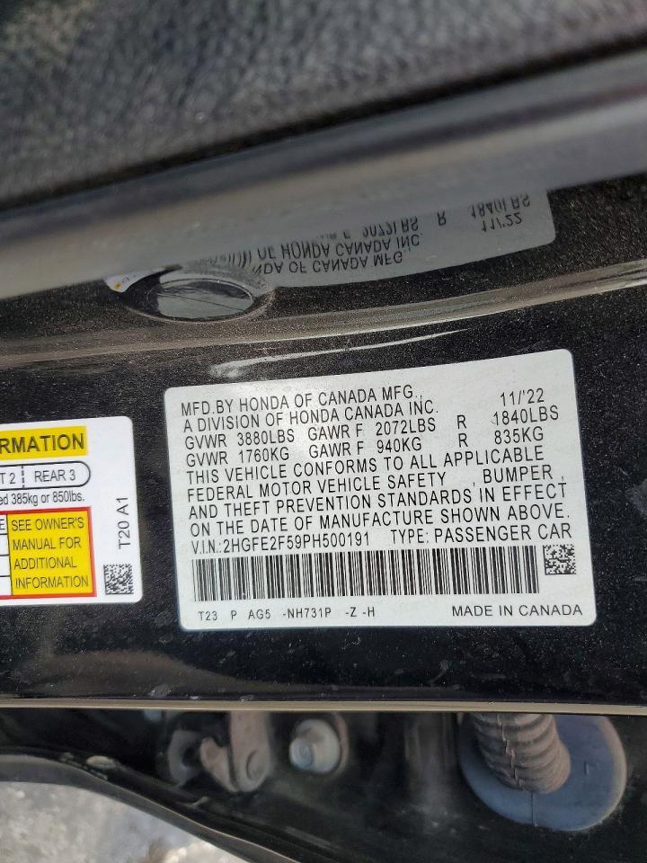 2023 HONDA CIVIC