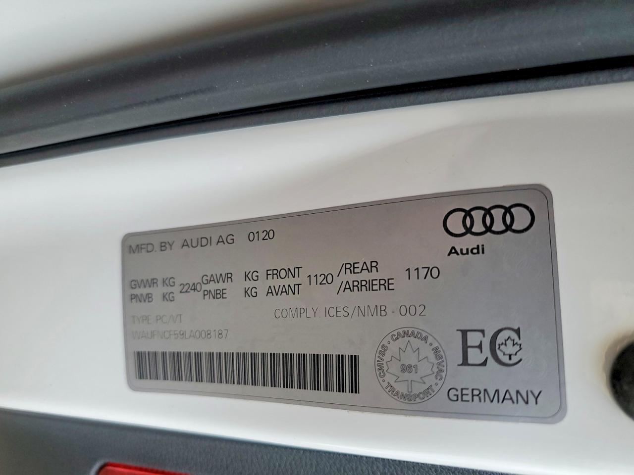 2020 AUDI A5