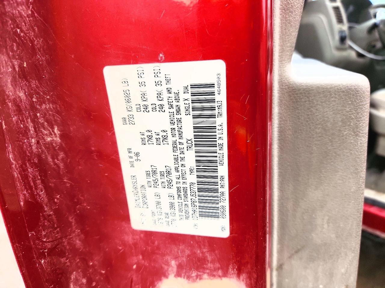 2007 DODGE RAM 1500