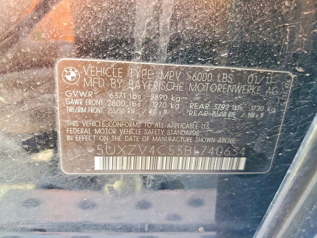 2011 BMW X5
