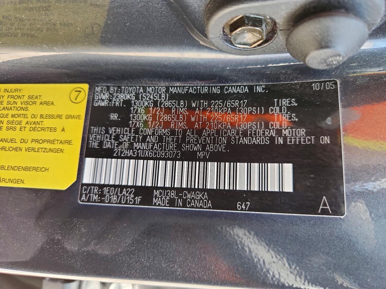 2006 LEXUS Rx 330