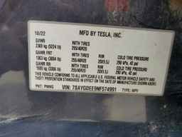 2022 TESLA MODEL Y