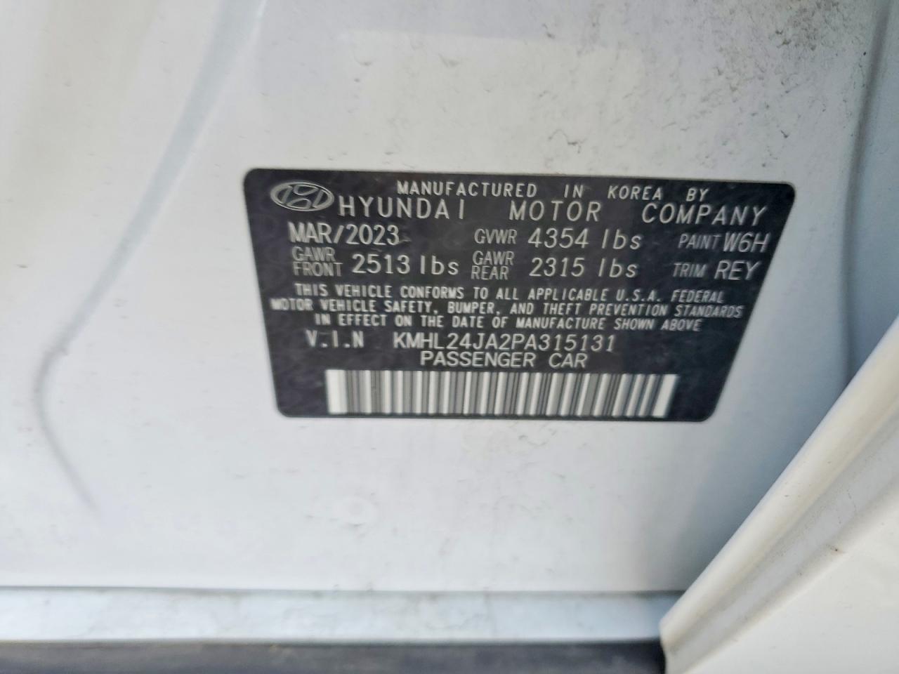 2023 HYUNDAI SONATA