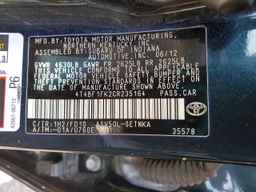 2012 TOYOTA CAMRY