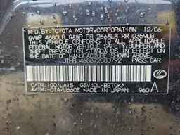 2007 LEXUS ES 350