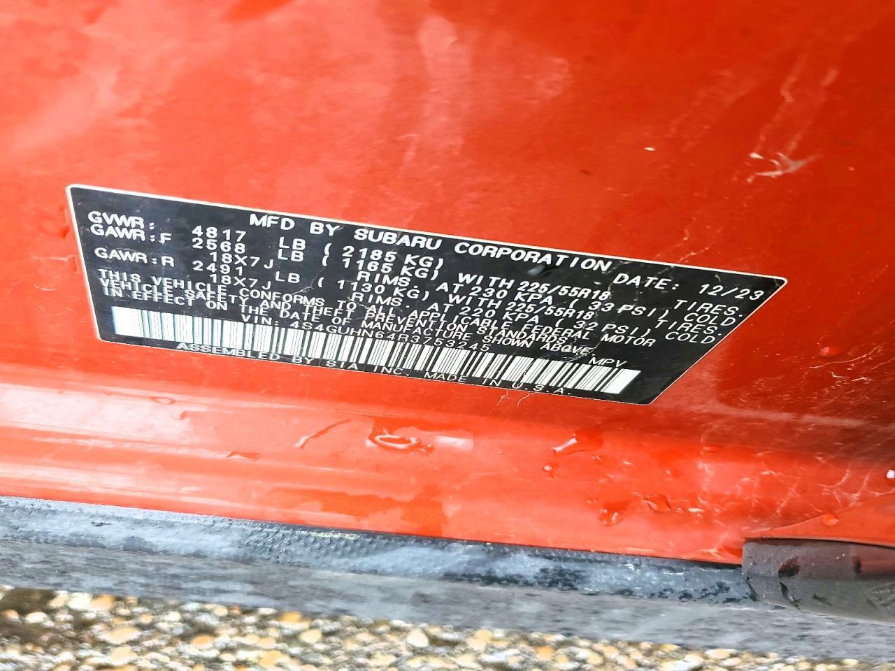 2024 SUBARU Crosstrek