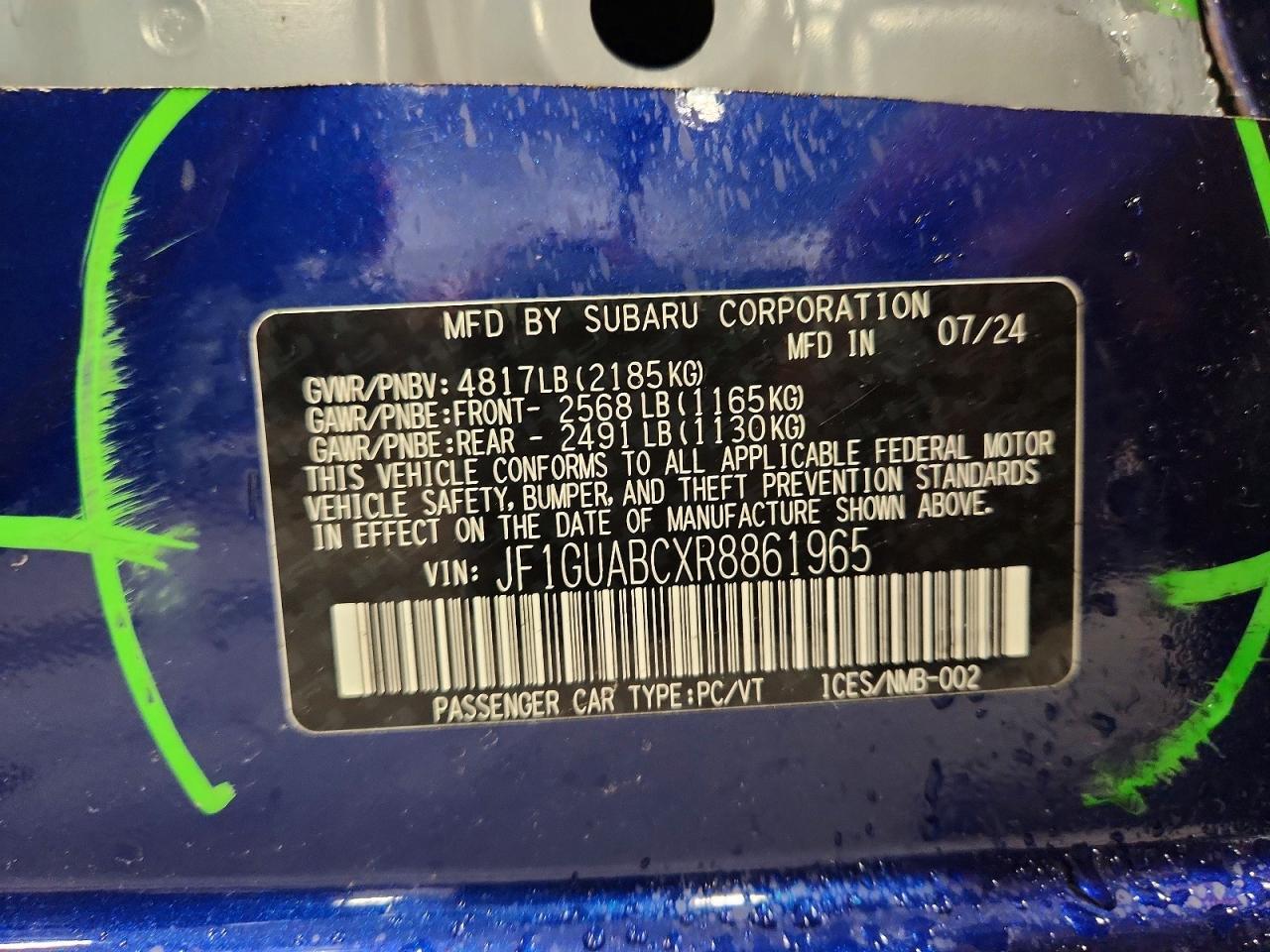 2024 SUBARU IMPREZA