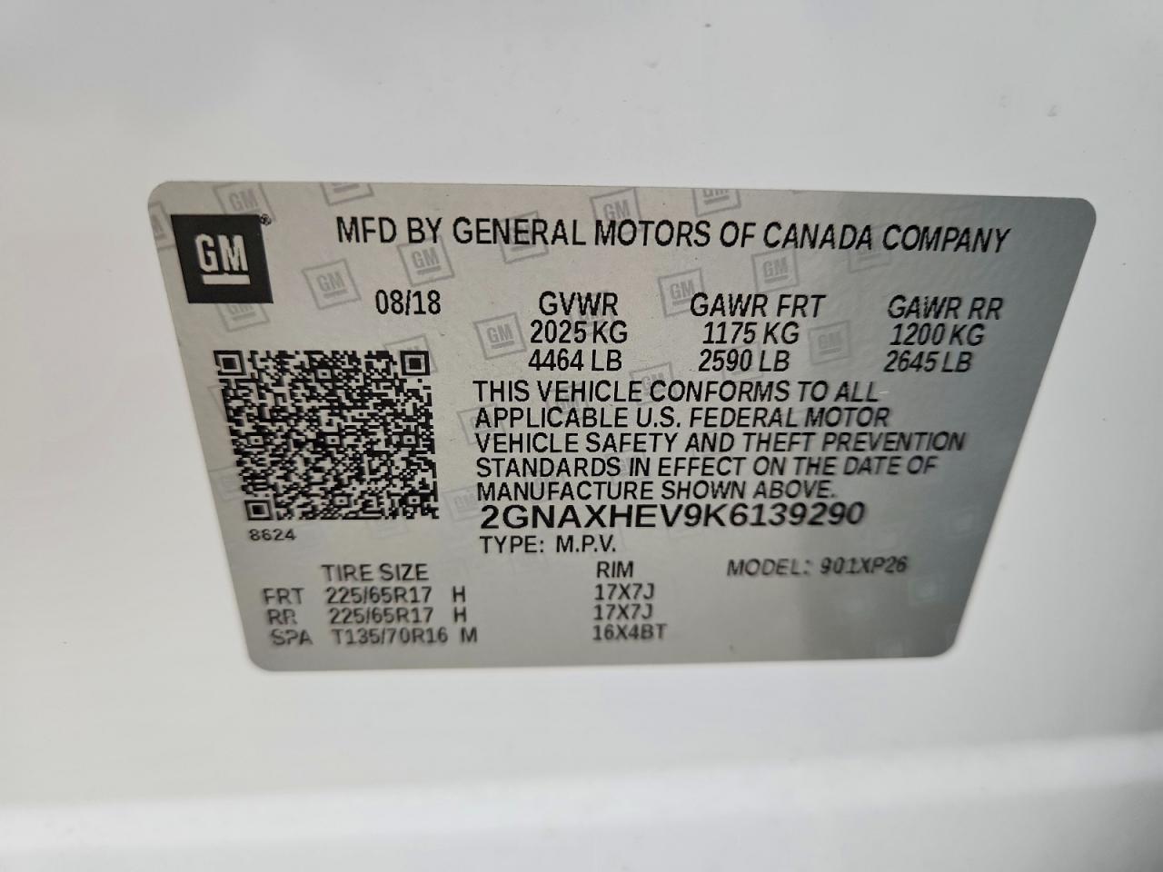 2019 CHEVROLET EQUINOX
