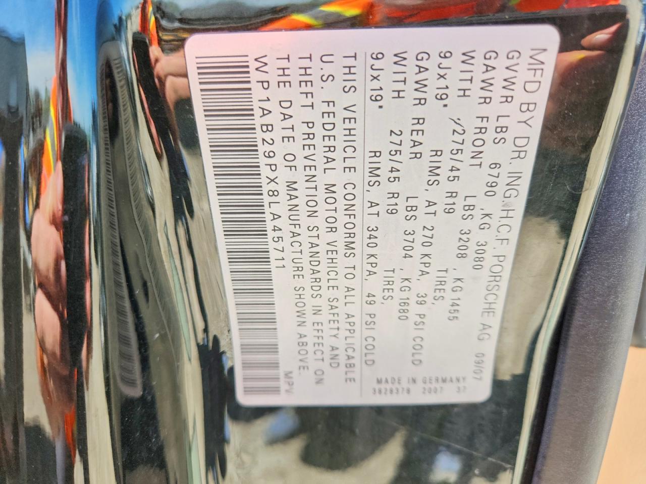 2008 PORSCHE CAYENNE