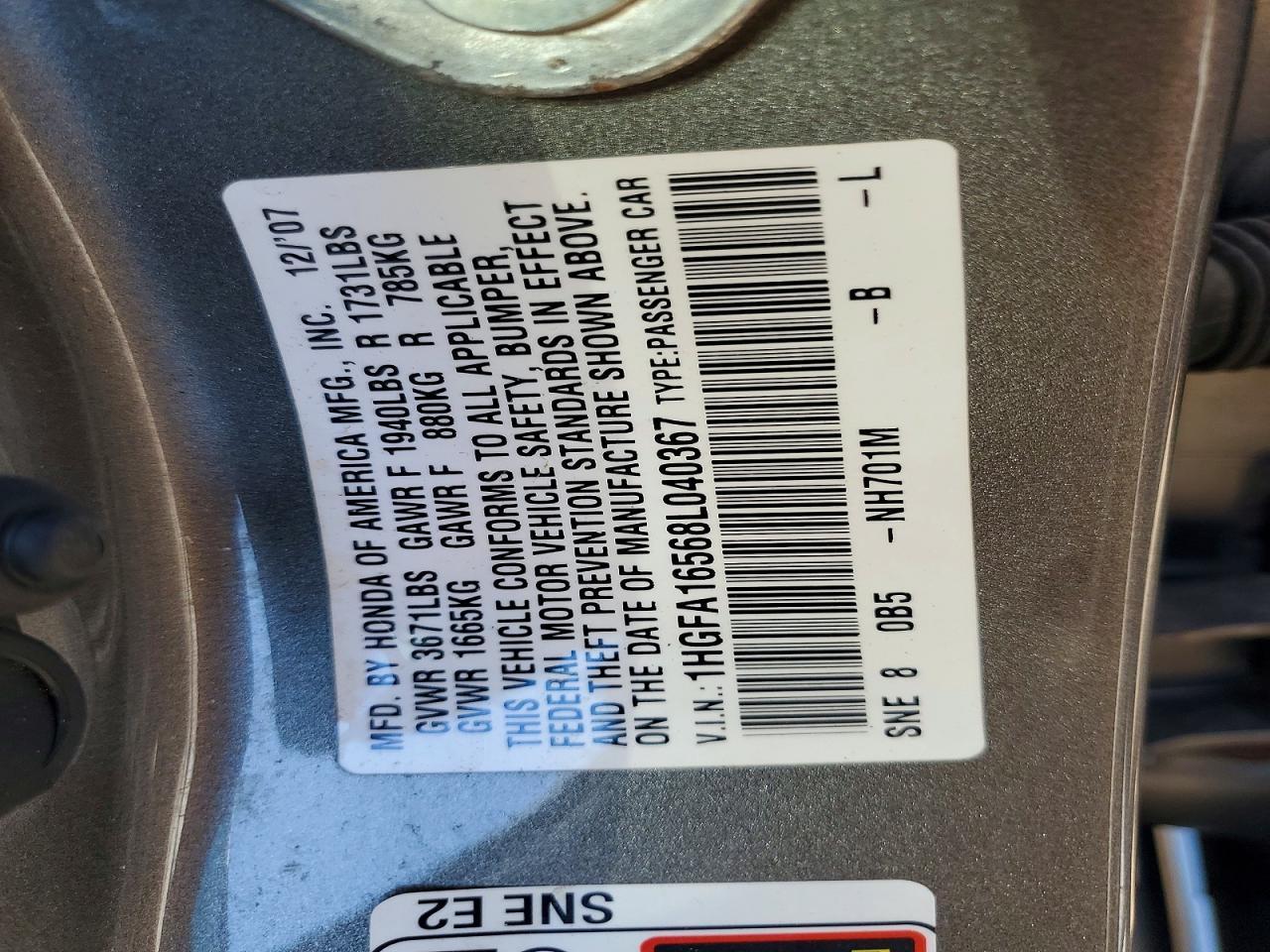 2008 HONDA CIVIC