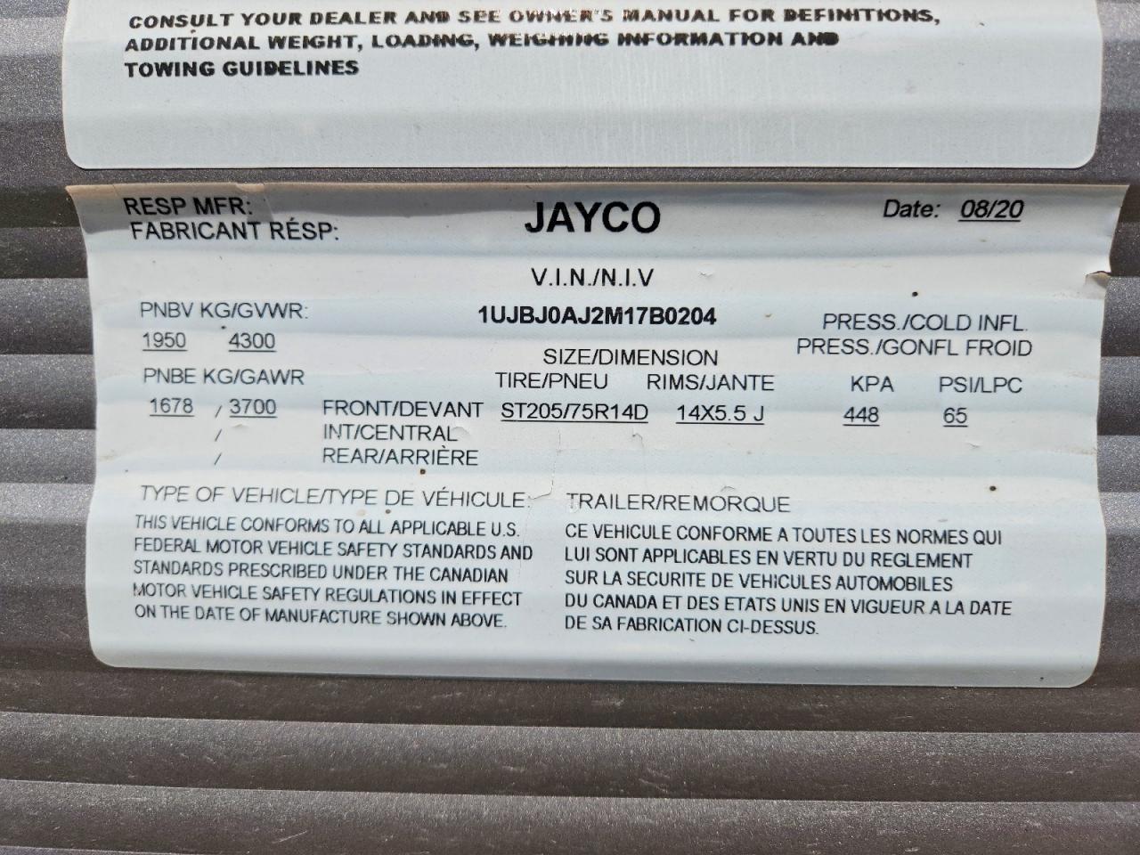 2021 JAYCO JAY FLIGHT