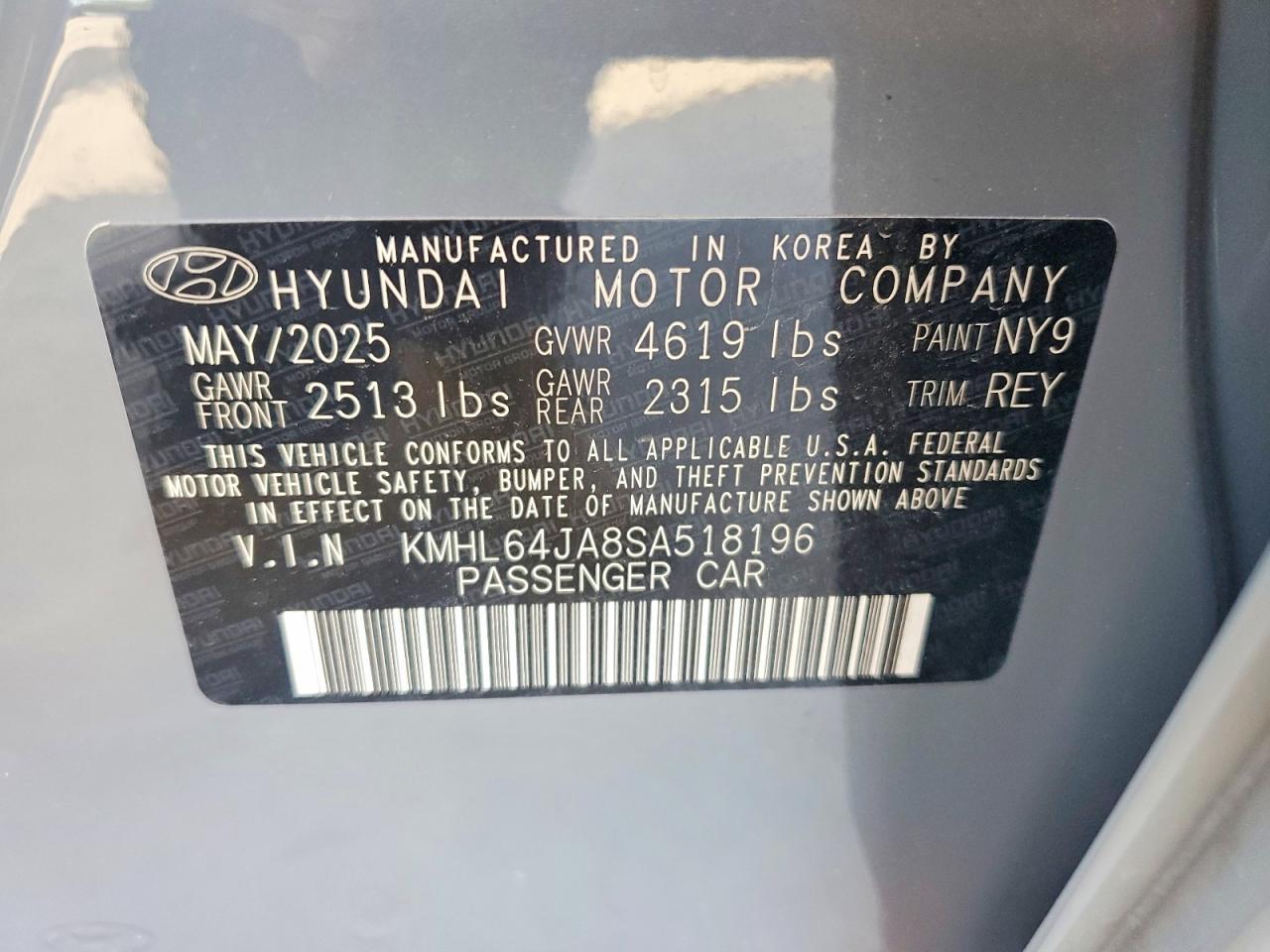 2025 HYUNDAI SONATA