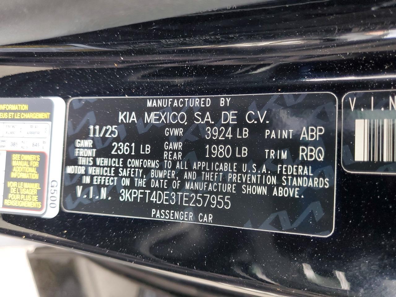 2026 KIA K4