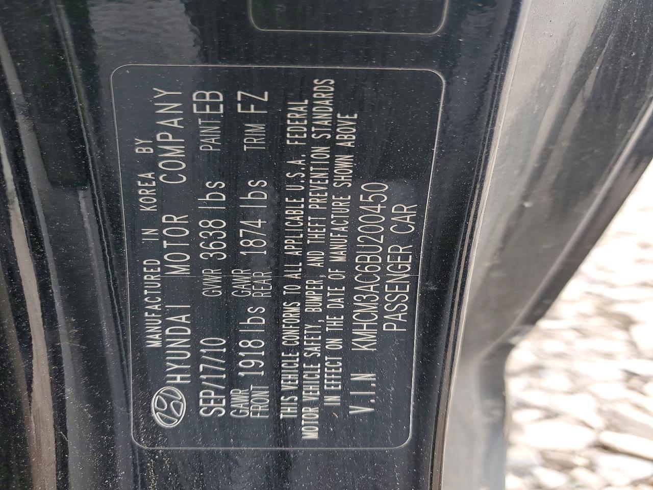 2011 HYUNDAI ACCENT