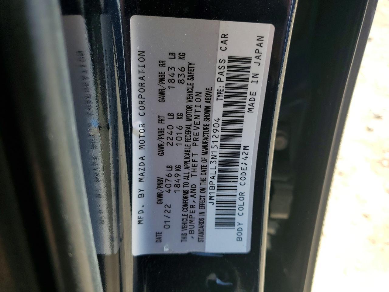 2022 MAZDA 3