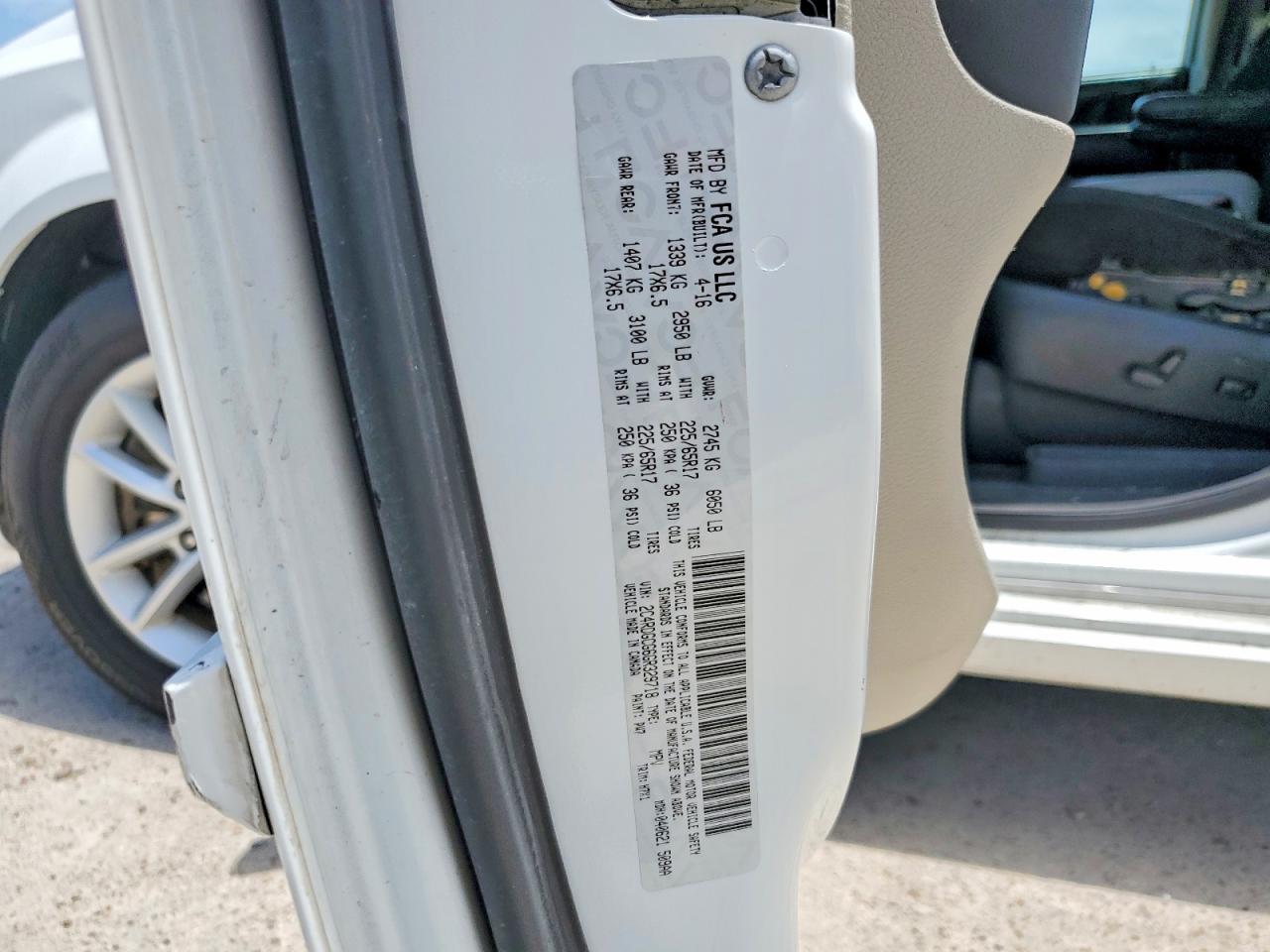 2016 DODGE GRAND CARAVAN