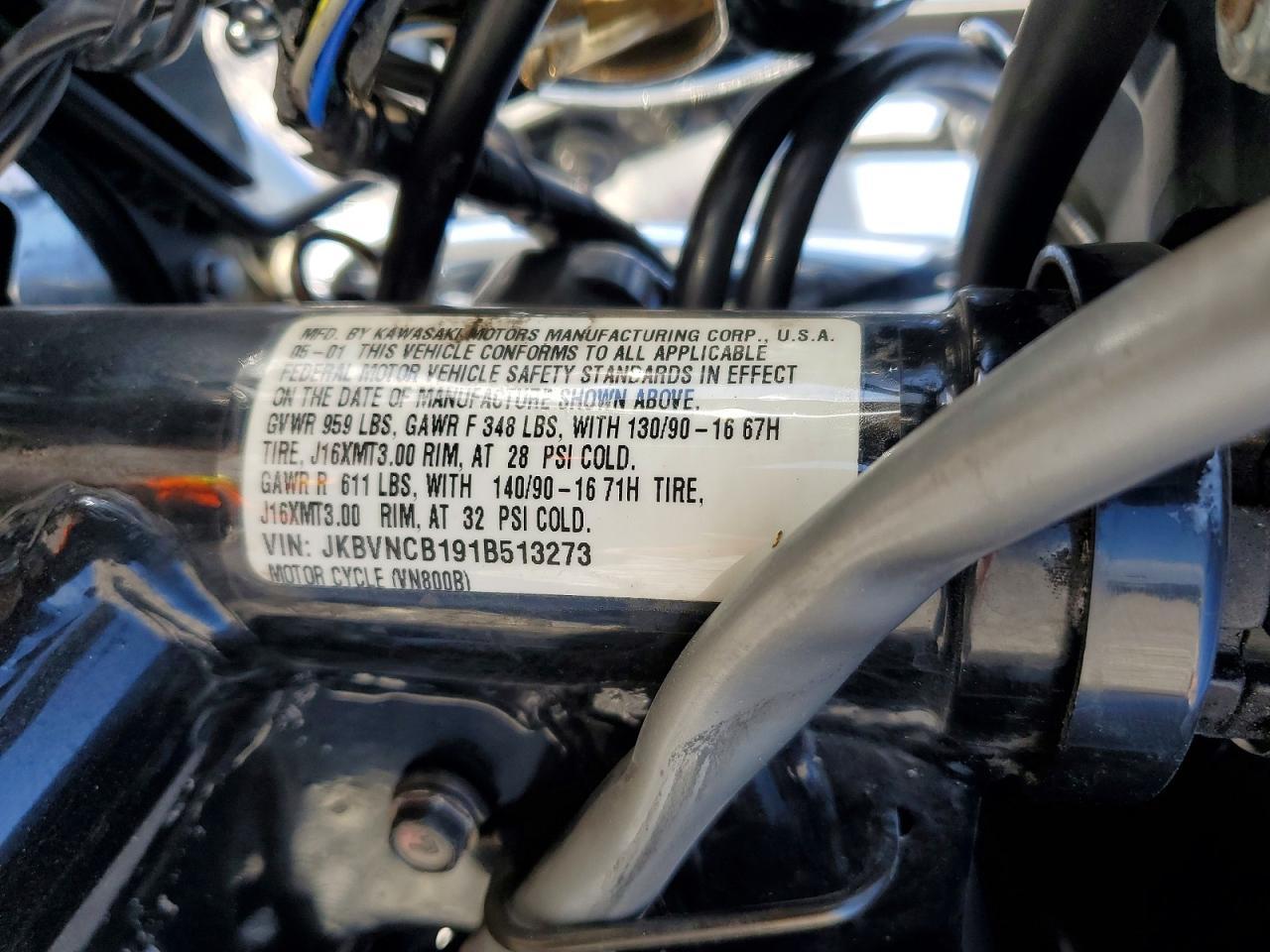 2001 KAWASAKI VN800