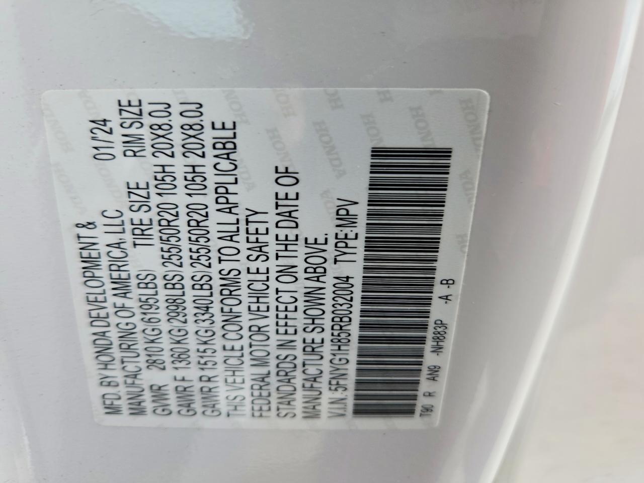 2024 HONDA PILOT