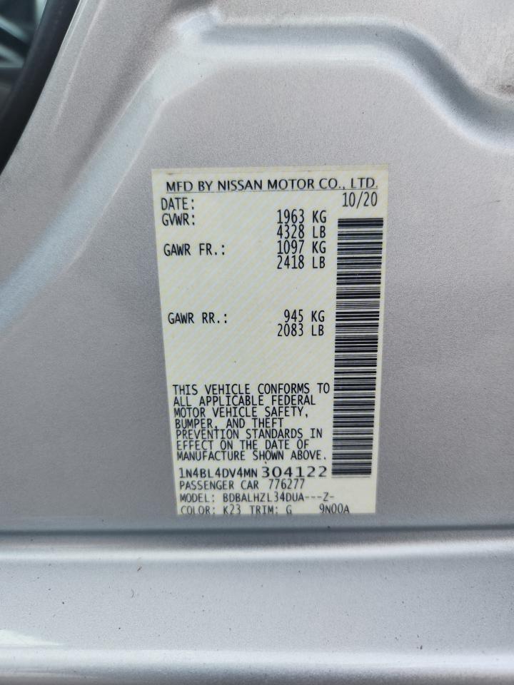 2021 NISSAN ALTIMA
