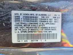 2015 HONDA ODYSSEY