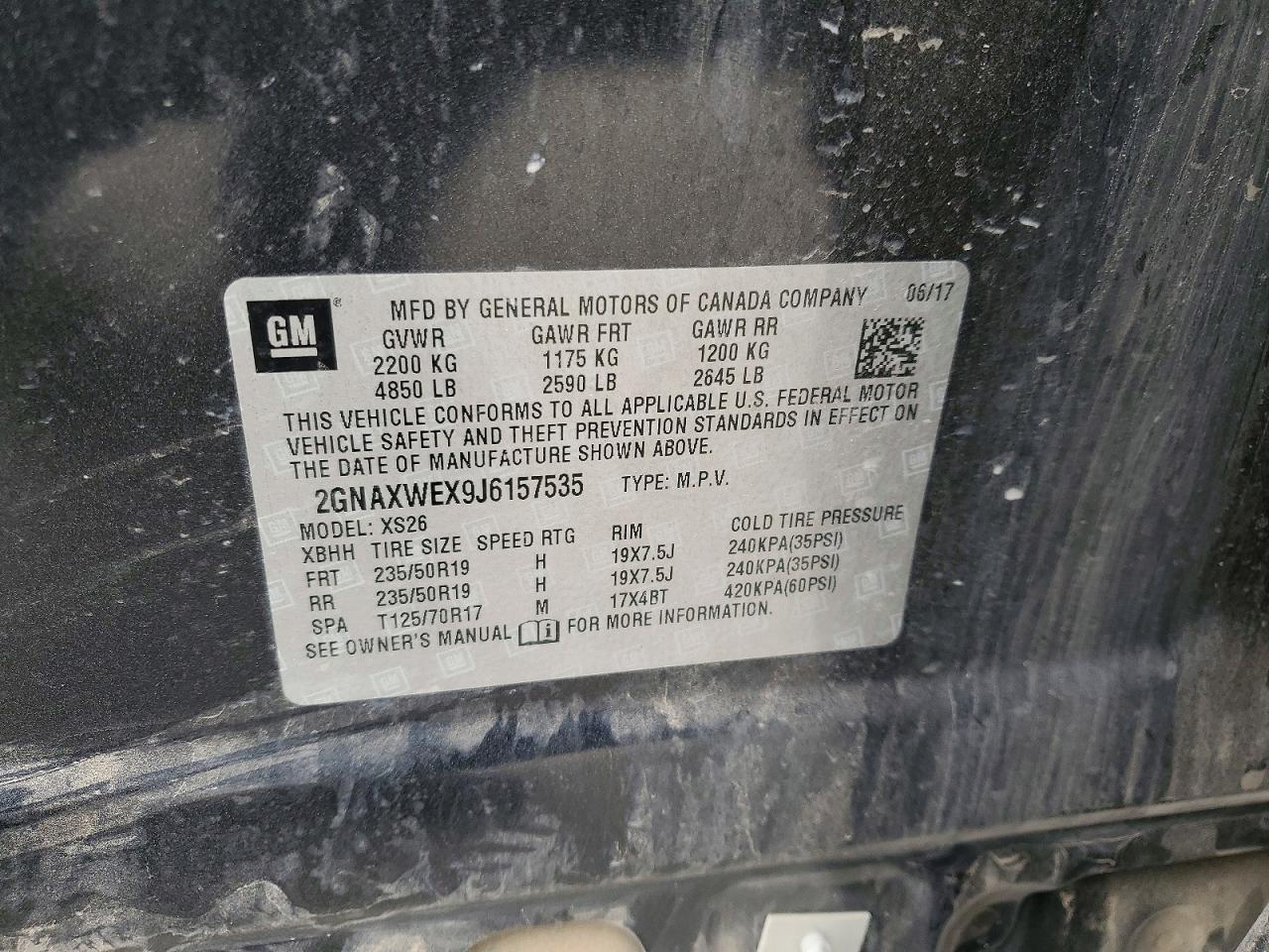 2018 CHEVROLET EQUINOX