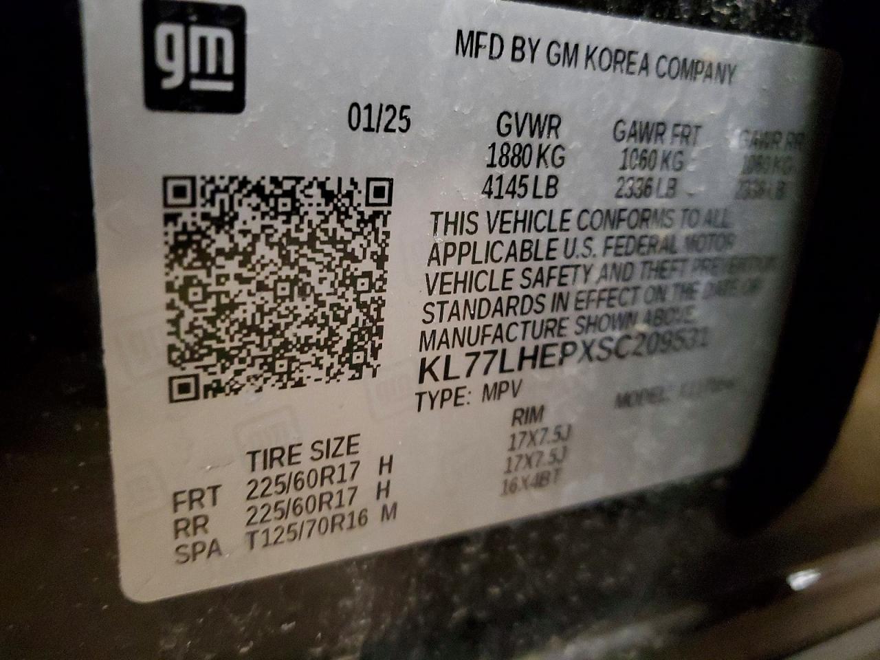 2025 CHEVROLET TRAX