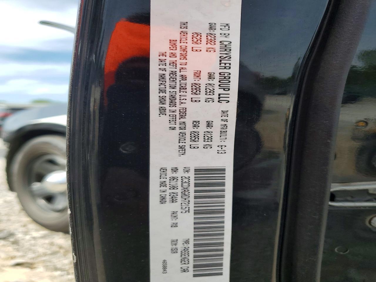 2013 DODGE CHARGER