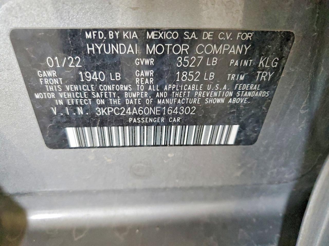 2022 HYUNDAI ACCENT