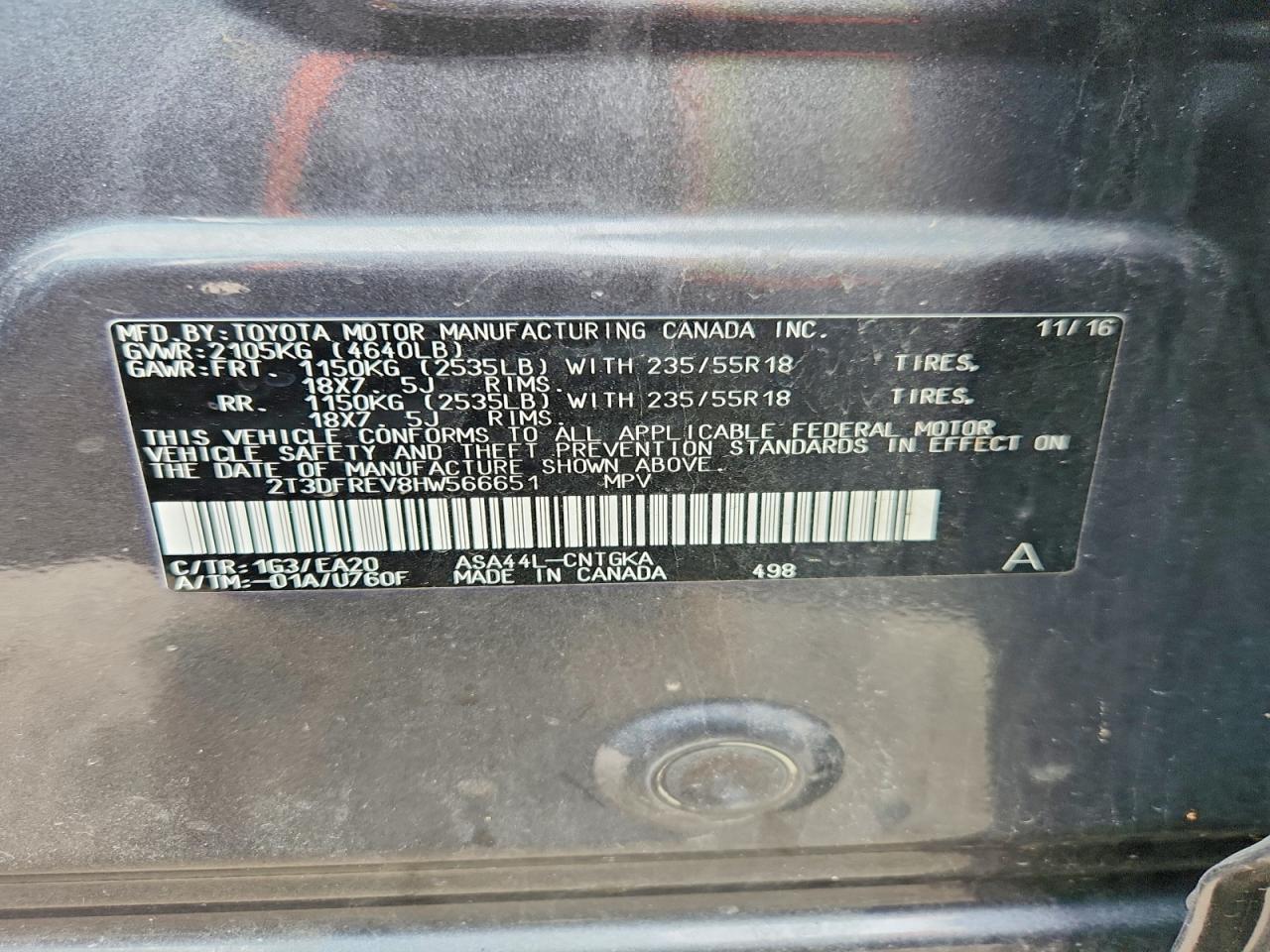 2017 TOYOTA RAV4