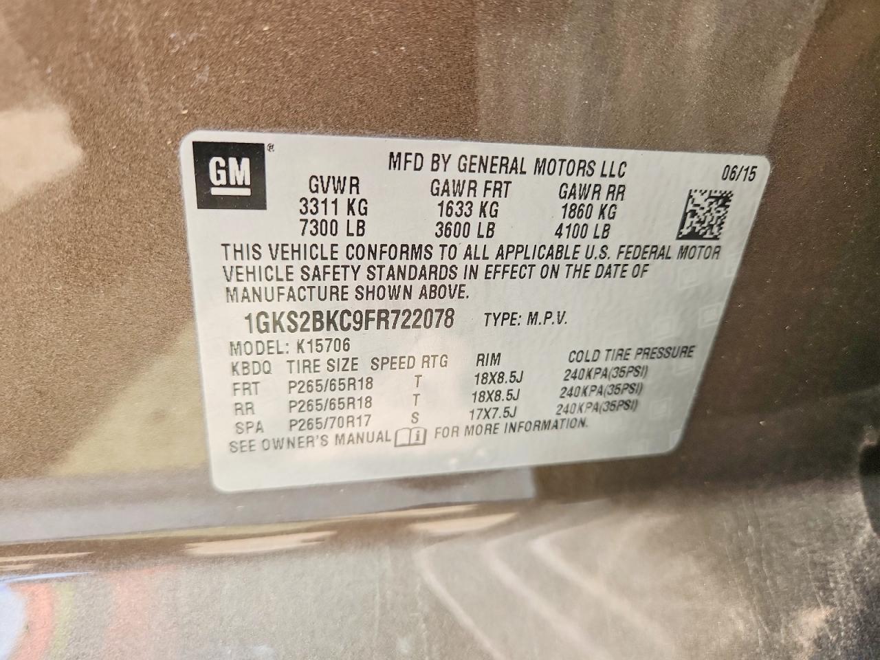 2015 GMC Yukon