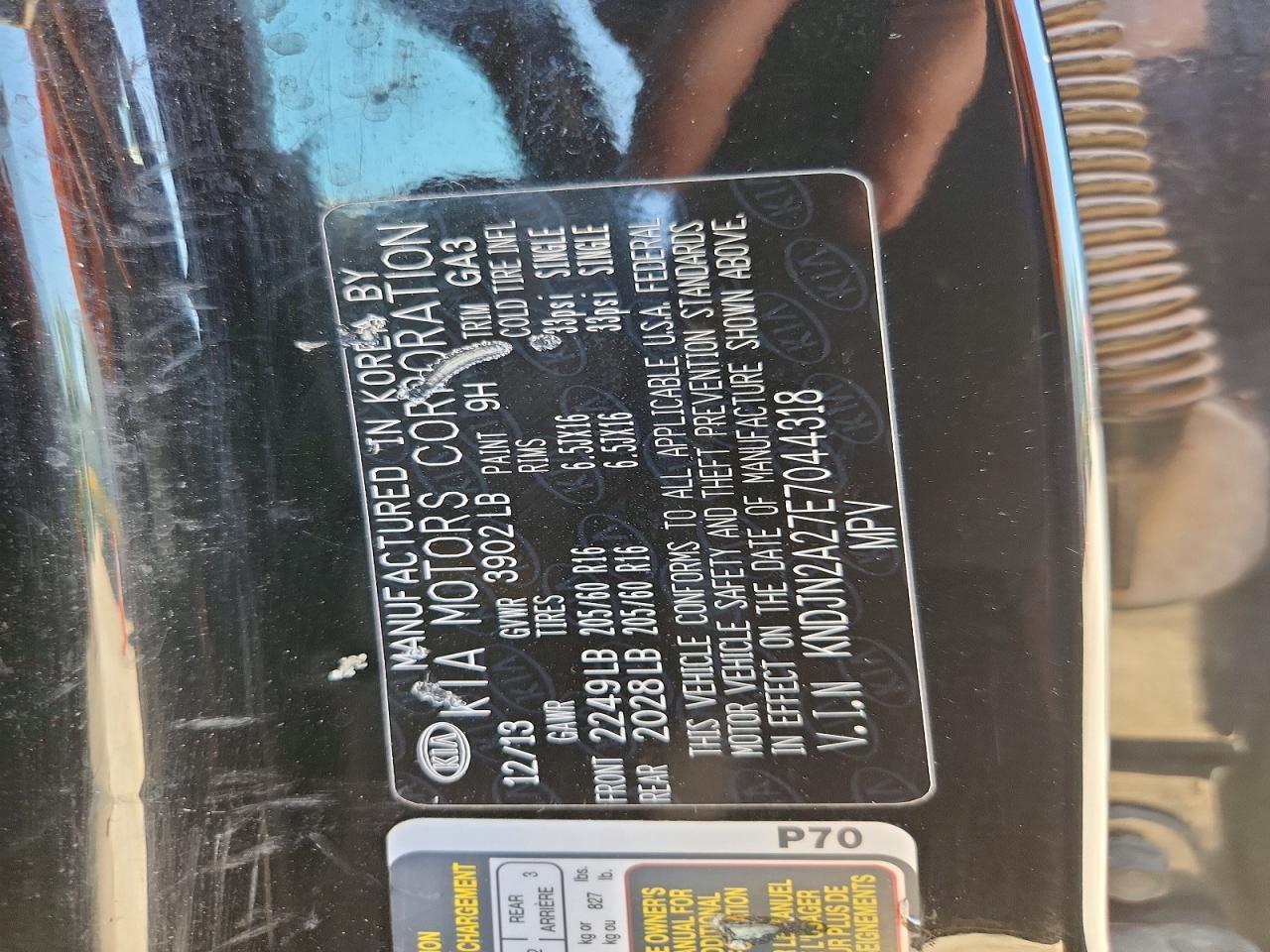 2014 KIA SOUL +