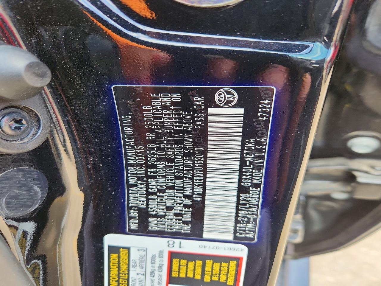 2015 TOYOTA Avalon
