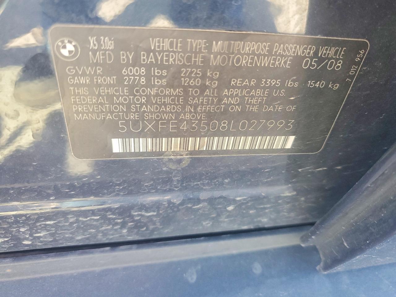 2008 BMW X5
