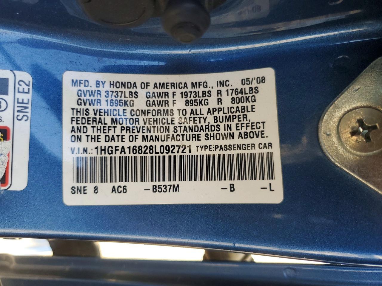 2008 HONDA CIVIC
