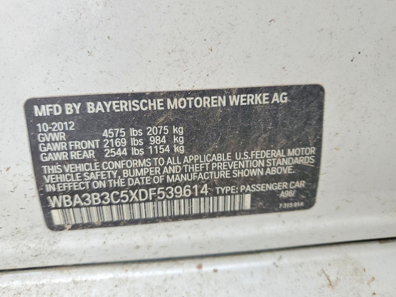 2013 BMW 3 SERIES