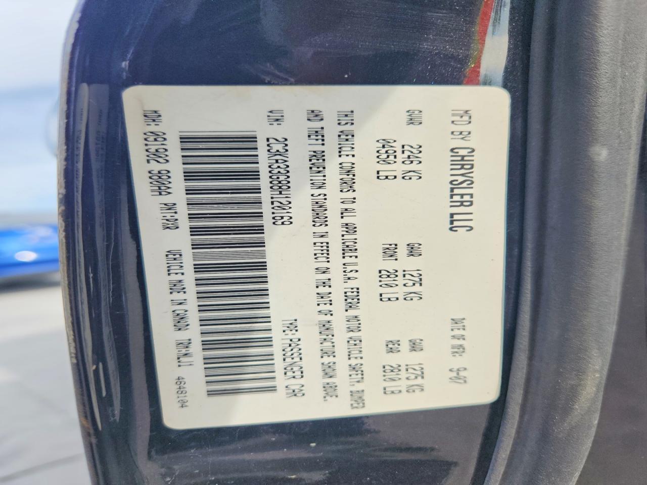 2008 CHRYSLER 300