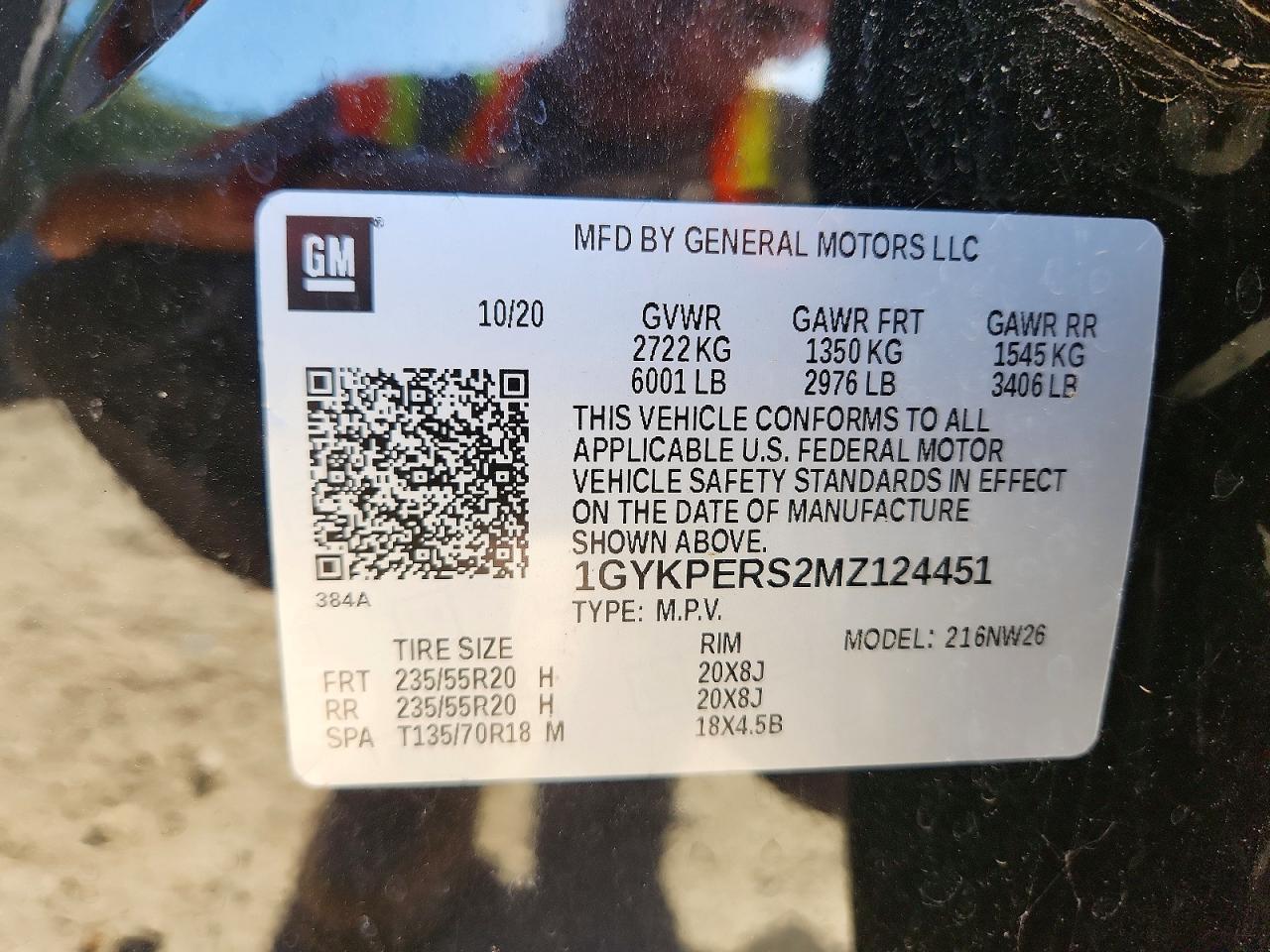 2021 CADILLAC XT6