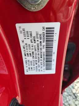 2016 HONDA ACCORD