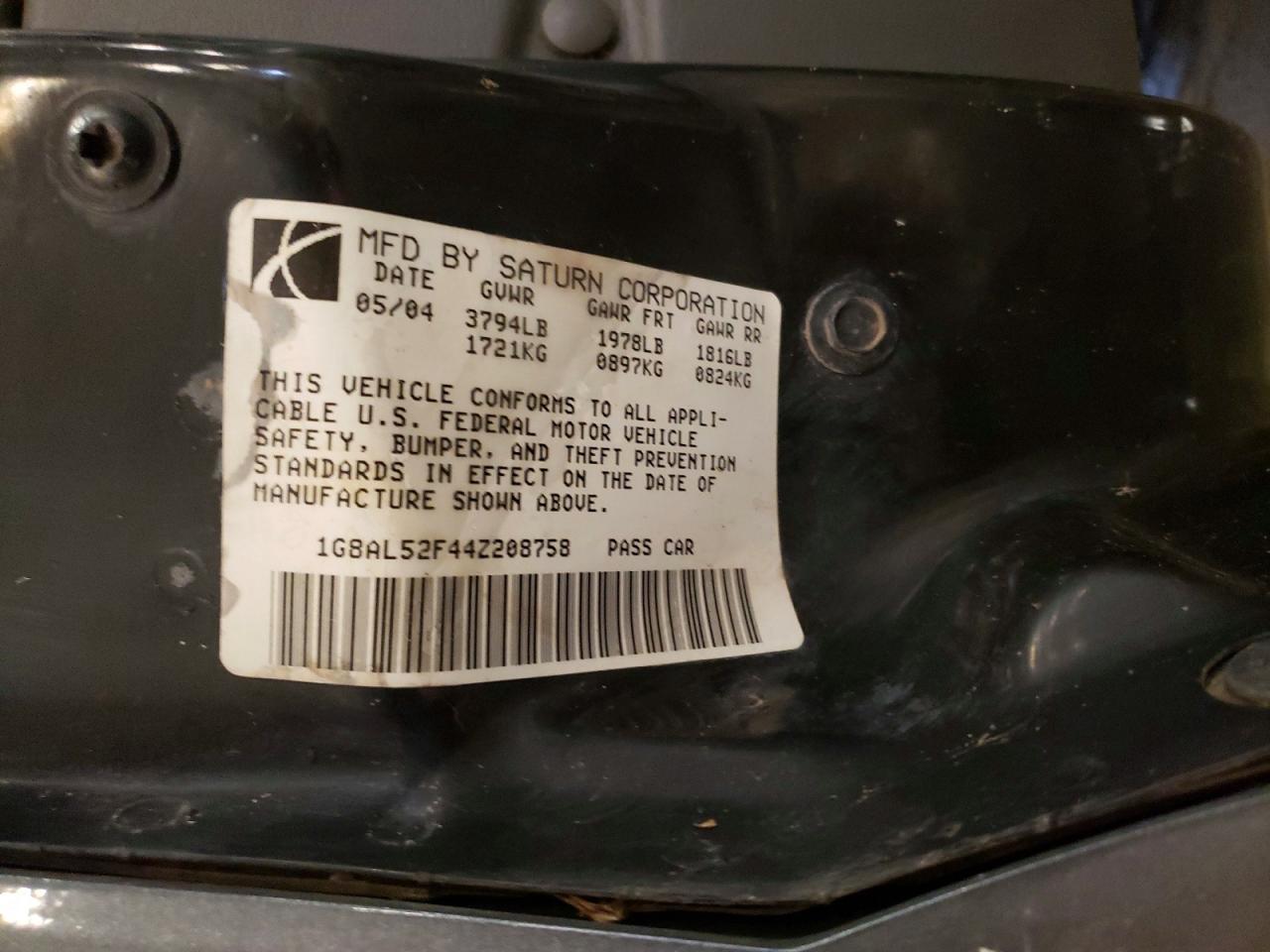 2004 SATURN Ion