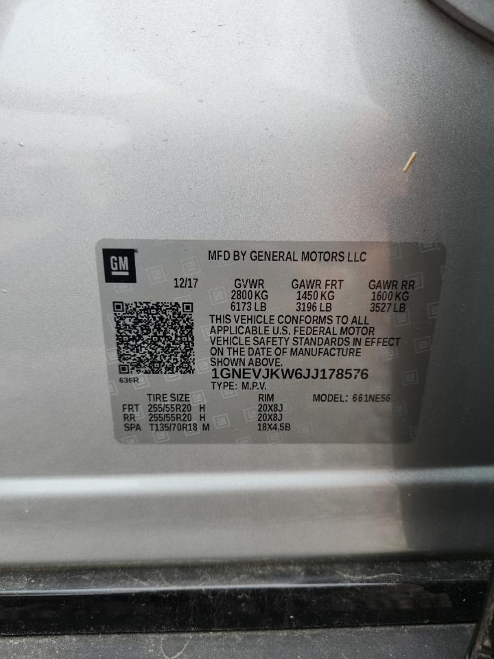 2018 CHEVROLET TRAVERSE