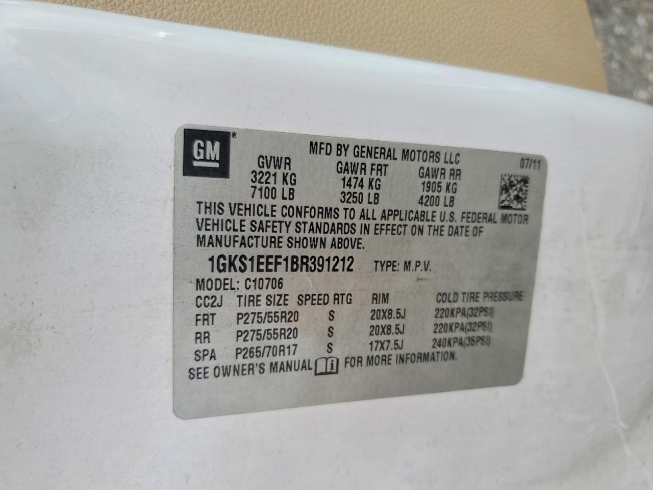 2011 GMC Yukon