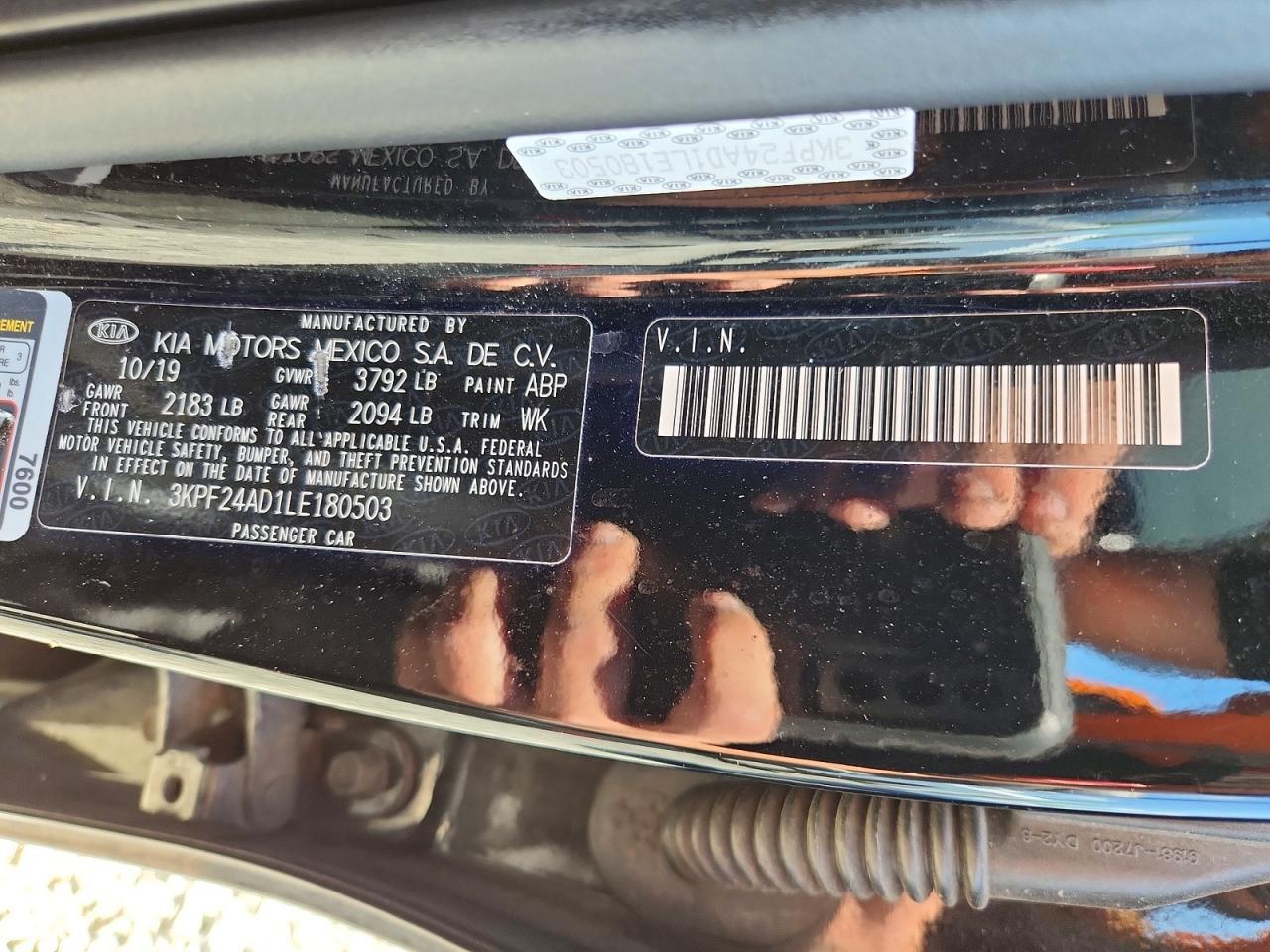 2020 KIA FORTE