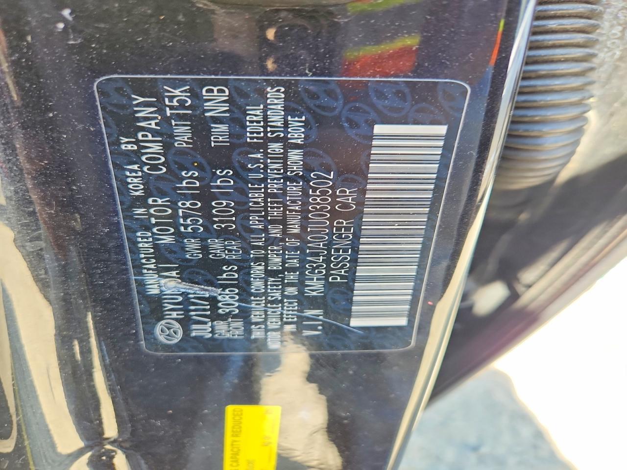 2018 GENESIS G90