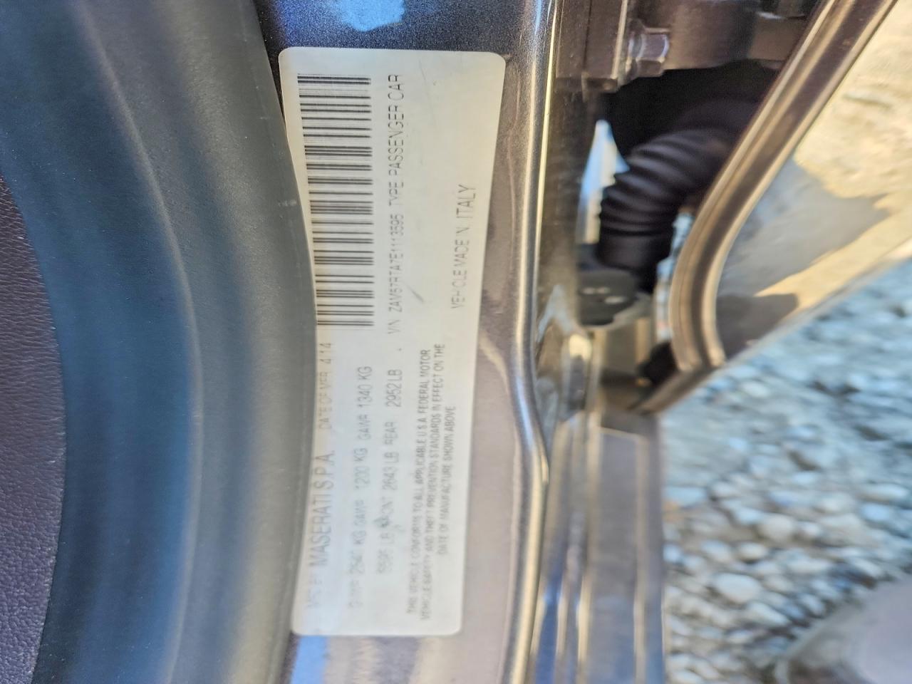 2014 MASERATI Ghibli
