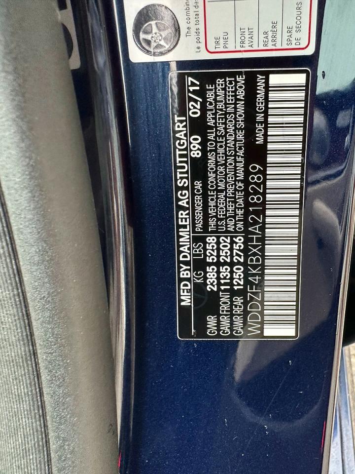 2017 MERCEDES-BENZ E-Class