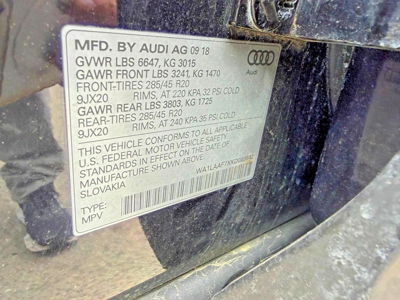 2019 AUDI Q7