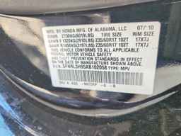 2010 HONDA Oddyssey