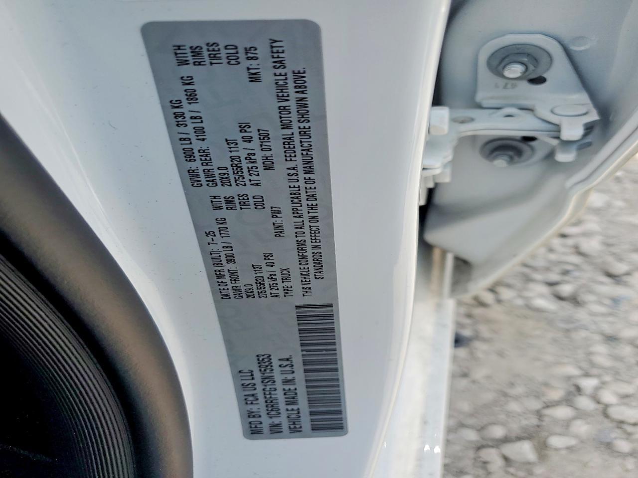 2025 RAM 1500
