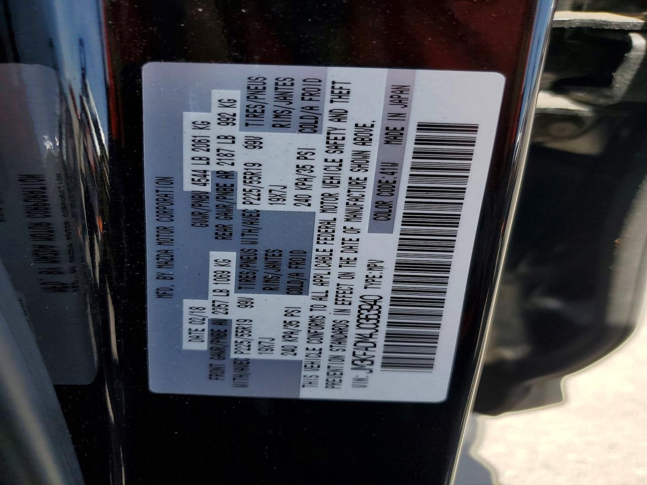 2018 MAZDA CX-5